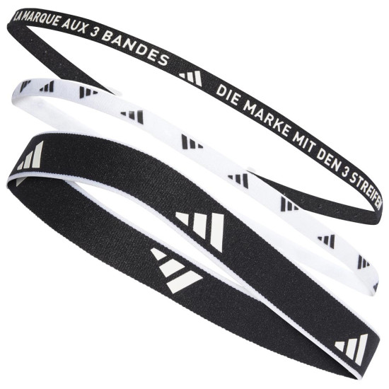 Adidas Multiple Width Training Headbands 3 per pack Adidas Multiple Width Training Headbands 3 per pack
